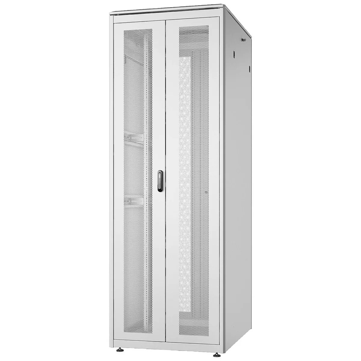 Шкаф DIGITUS 19", 47U, Network Unique, двойные перфорированные двери, 800x1000 мм, максимальная нагрузка 800 кг, серая.