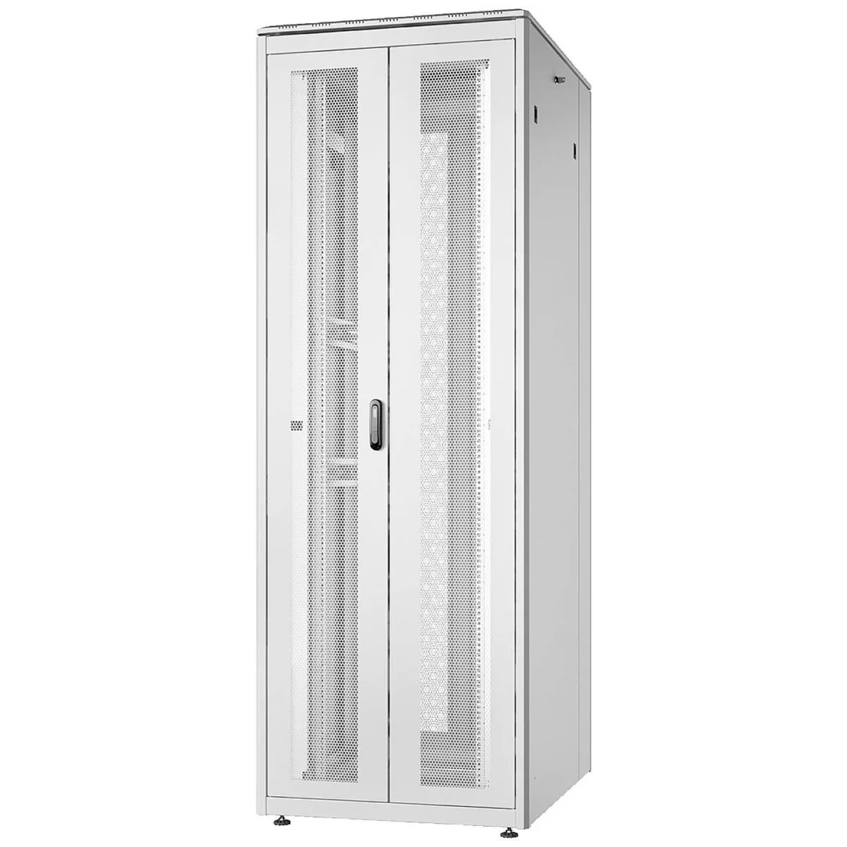 Шкаф DIGITUS 19", 47U, Network Unique, двойные перфорированные двери, 800x1000 мм, максимальная нагрузка 800 кг, серая.