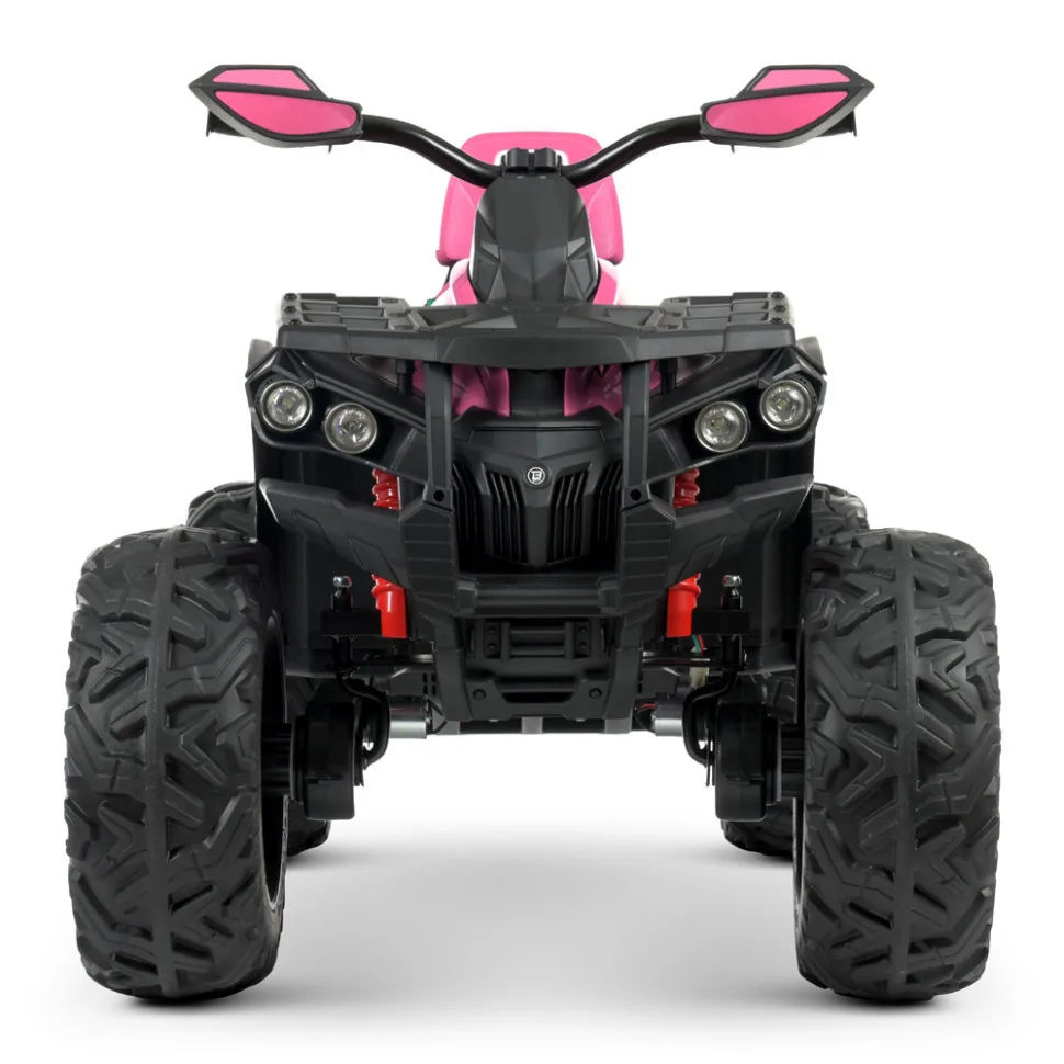 Дитячий електроквадроцикл Bambi Racer шкіра 103х70х71 см коричневий
