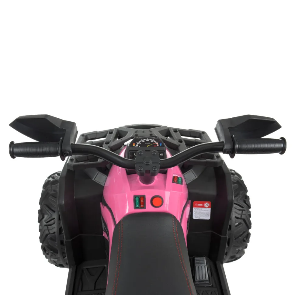 Дитячий електроквадроцикл Bambi Racer шкіра 103х70х71 см коричневий