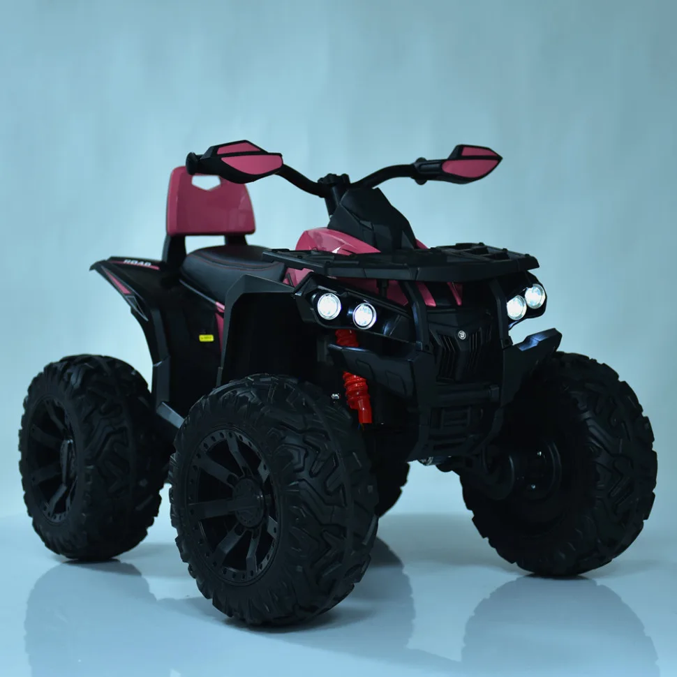 Дитячий електроквадроцикл Bambi Racer шкіра 103х70х71 см коричневий