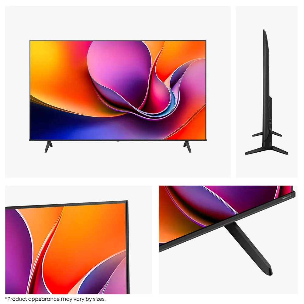 LED телевізор Hisense UHD 55 дюймів чорний