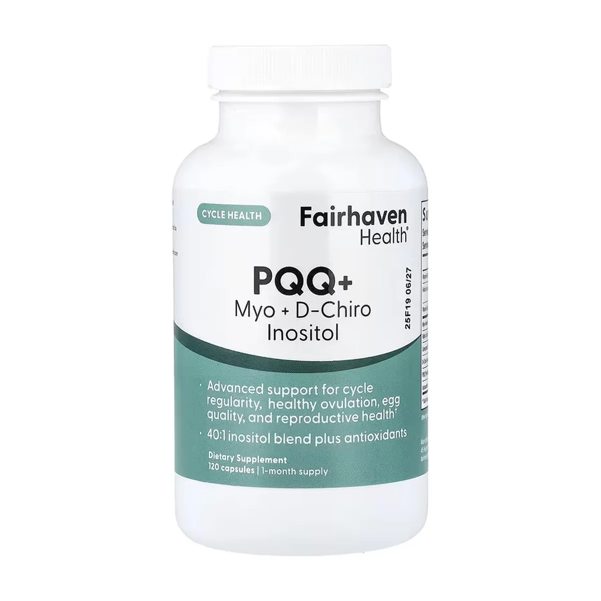 PQQ Myo D-Chiro Inositol Plus 120 капсул веганський продукт без ГМО