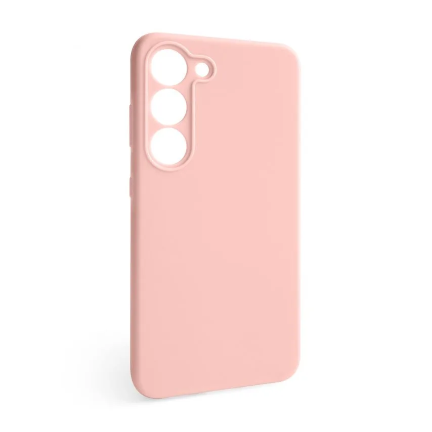 Чохол силіконовий для Samsung S23/S911 рожевий