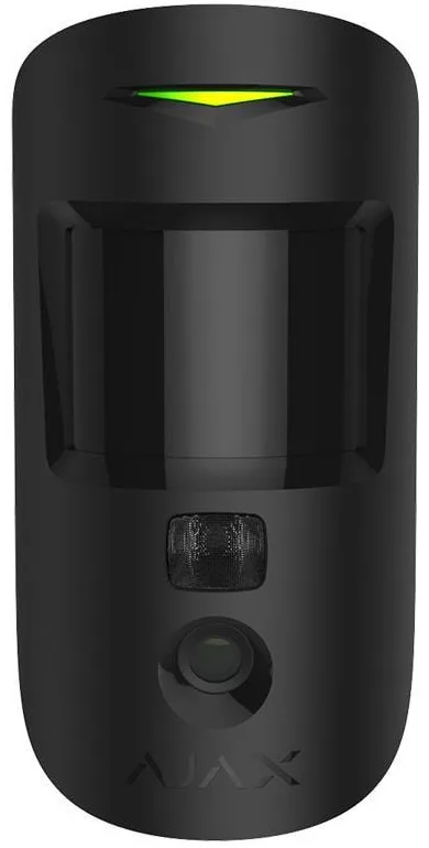 Датчик руху з покращеною фотофіксацією Ajax HDR MotionCam, Jeweller, бездротовий, чорний