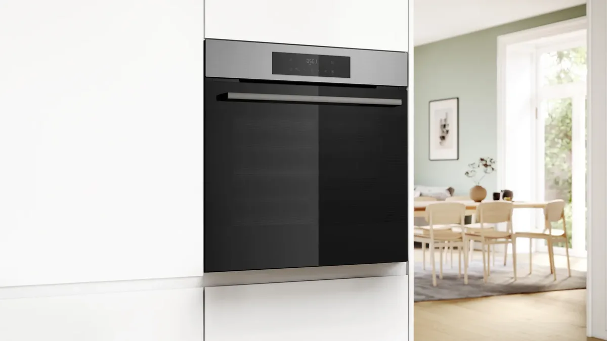 Духова шафа Bosch електрична XXL 76л нержавіюча сталь A