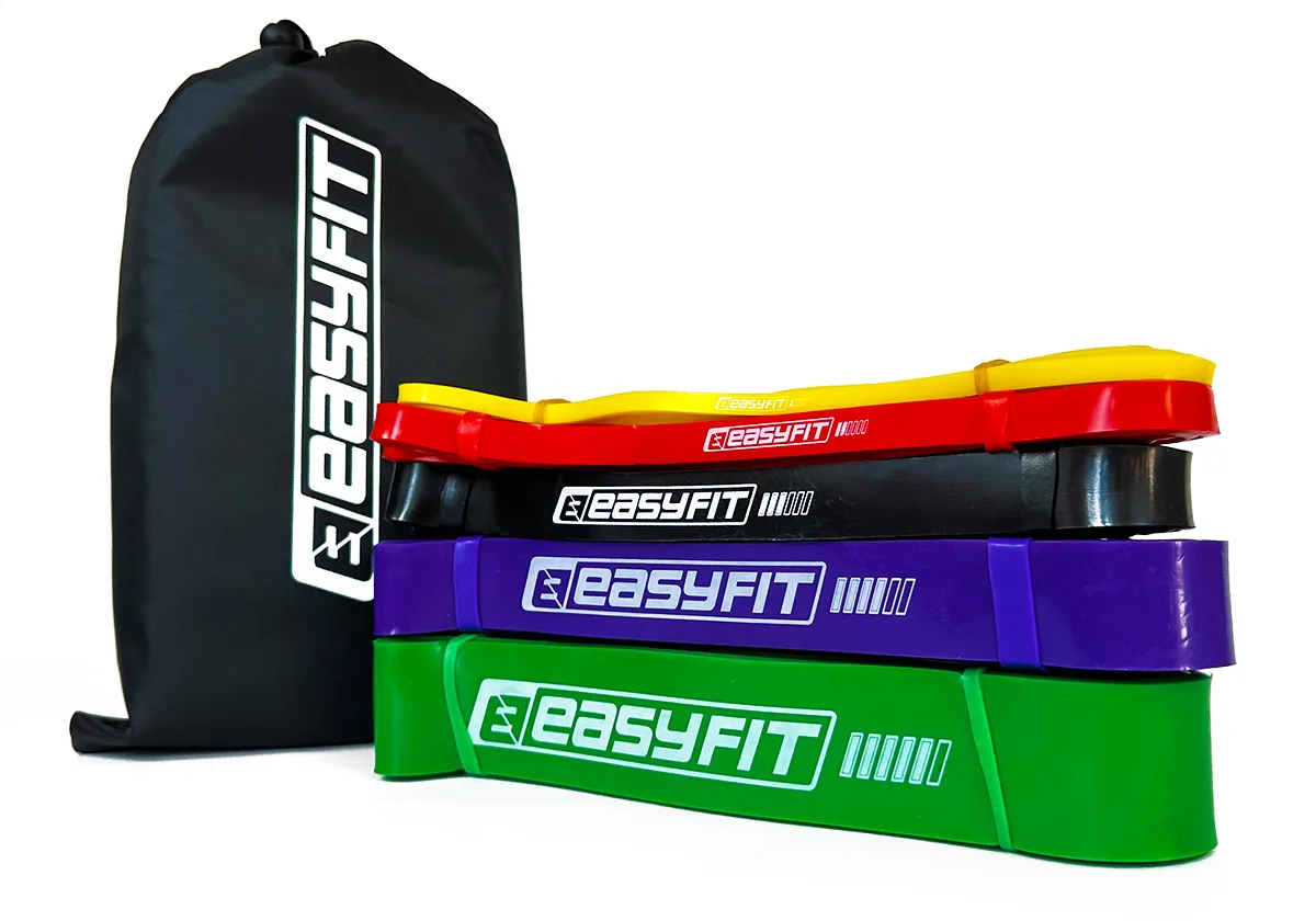 Резинові петлі EasyFit латекс 1-65 кг 5 шт кольорові