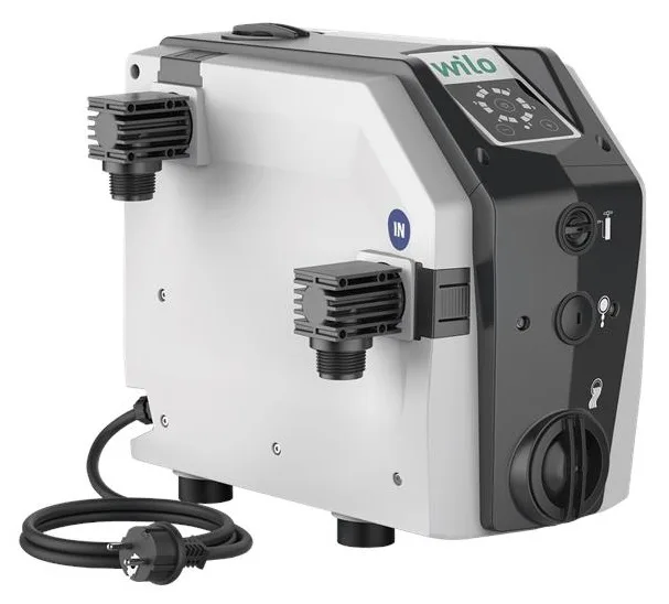 Насосна станція Wilo Isar BOOST5-E-5, для підвищення тиску, G 1, 7м куб., 5.5 бар, 1.1 кВт, 230В