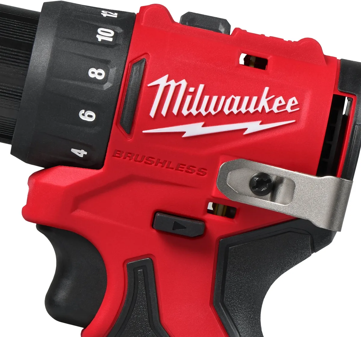 Акумуляторний шуруповерт-дриль Milwaukee M12 BLDDRC-202C 12В 2х2А·год 40Нм 0-550-1700об/хв ЗП C12C в кейсі, вага 1.2кг.