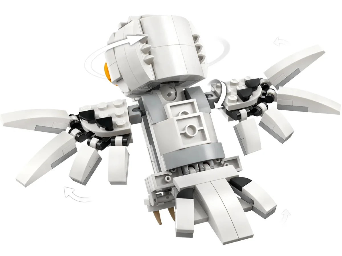 Конструктор LEGO Harry Potter Гедвіґа 7+ для дівчат і хлопців пластиковий 24х20 см Білий