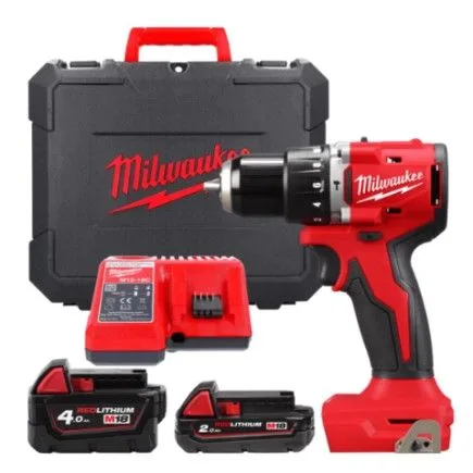 Акумуляторний шуруповерт-дриль Milwaukee М18 BLPDRC-422С 18В 1х2А·год 1х4А·год 60Нм 500·1700об/хв ЗП M12-18C