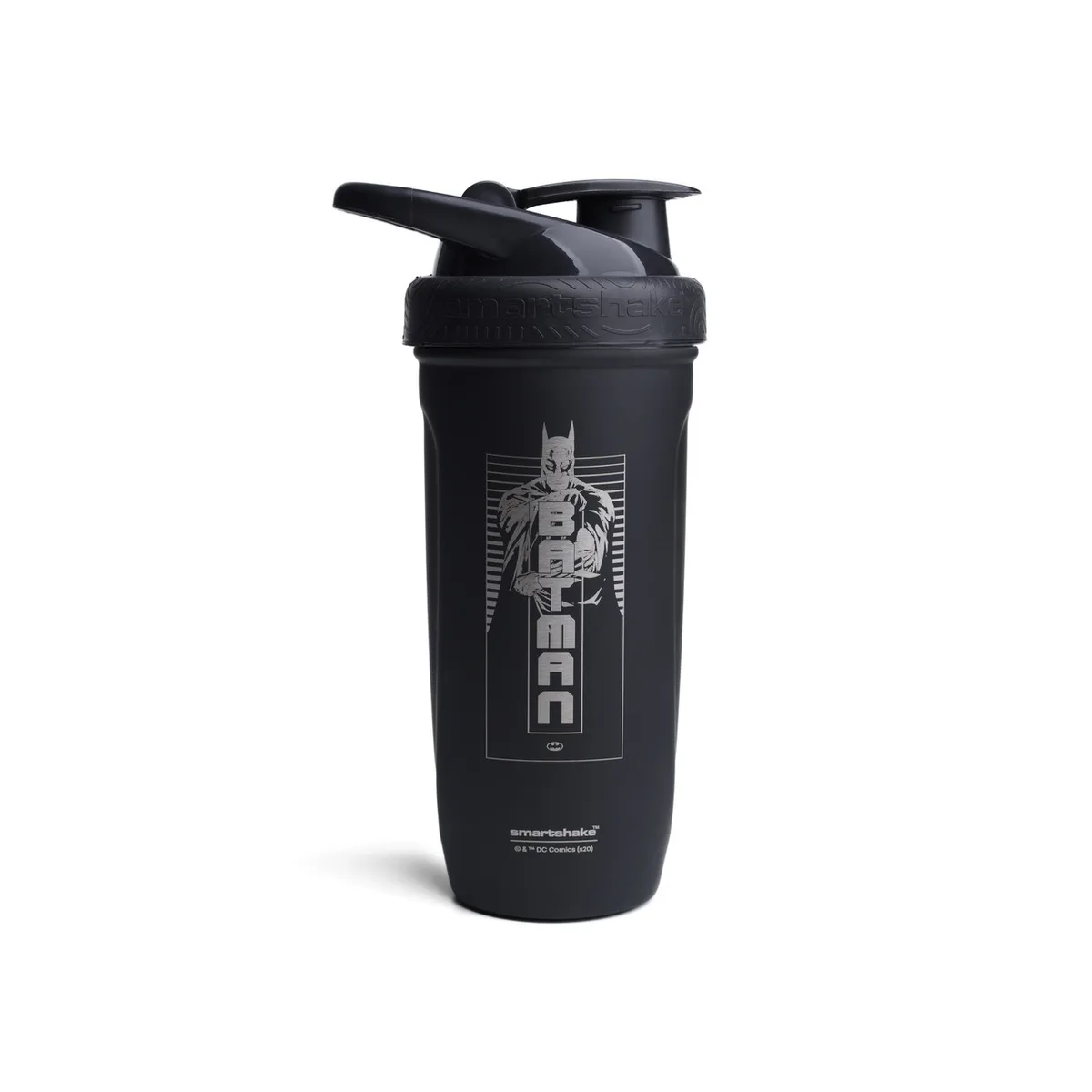 Шейкер спортивний SmartShake нержавіюча сталь 900 мл чорний
