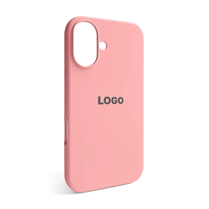 Чохол Silicone Case для Apple iPhone 16 силіконовий  рожевий