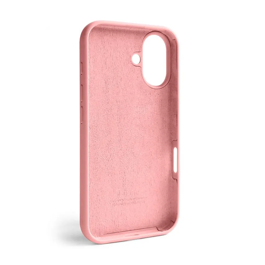 Чохол Silicone Case для Apple iPhone 16 силіконовий  рожевий