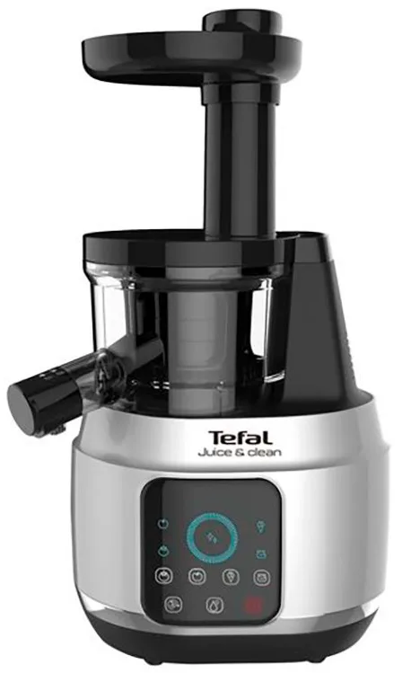 Соковыжималка Tefal шнековая пластиковая 42,2х25,6х18,5 см черная серебристая
