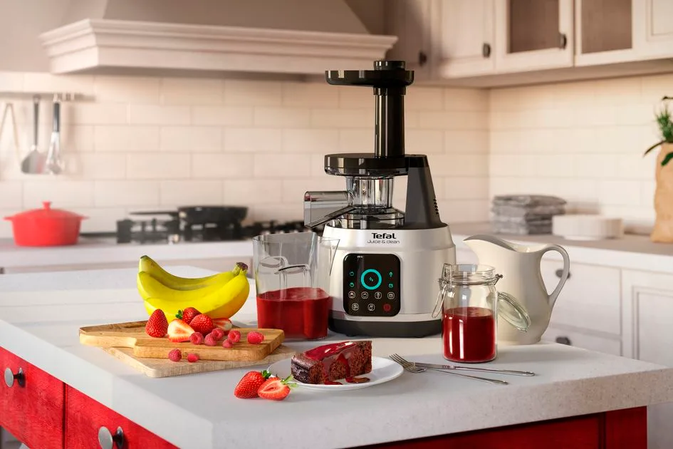 Соковыжималка Tefal шнековая пластиковая 42,2х25,6х18,5 см черная серебристая