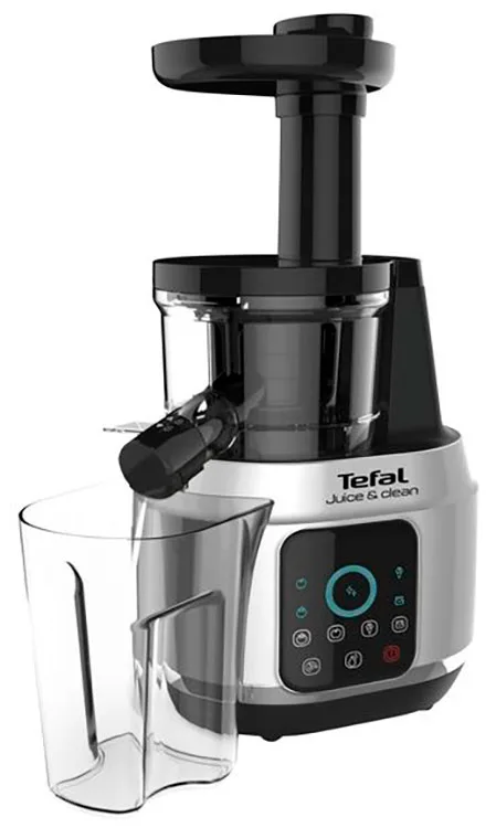Соковыжималка Tefal шнековая пластиковая 42,2х25,6х18,5 см черная серебристая