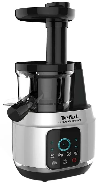 Соковыжималка Tefal шнековая пластиковая 42,2х25,6х18,5 см черная серебристая