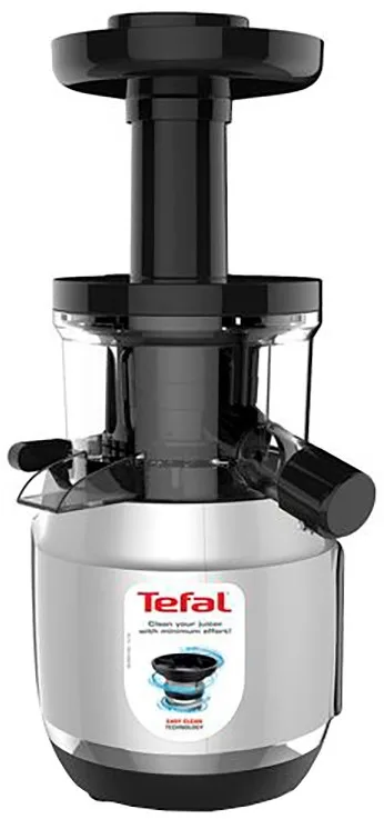 Соковыжималка Tefal шнековая пластиковая 42,2х25,6х18,5 см черная серебристая