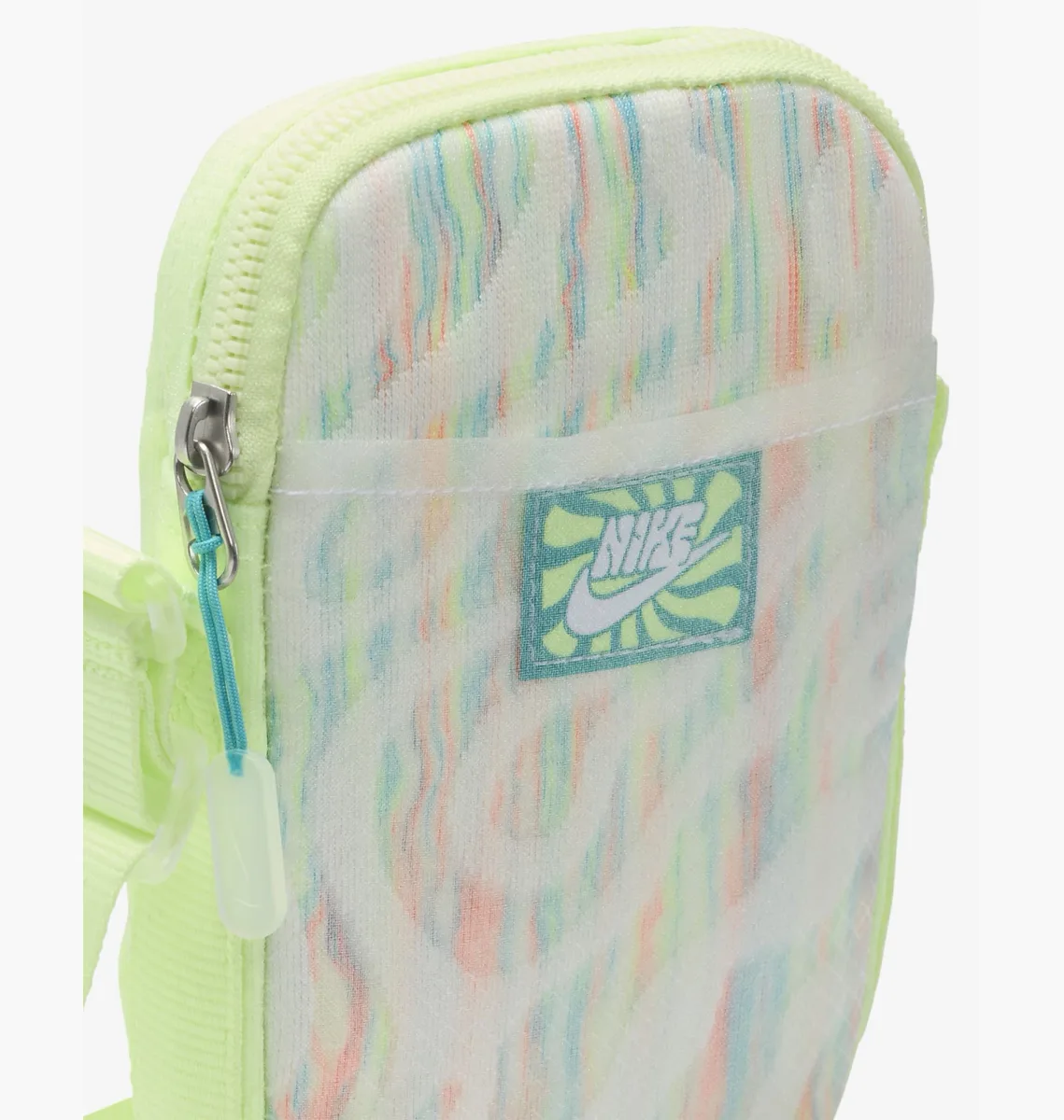 Сумка кроссбоди NIKE полиэстер S салатовый 18x13x3 см