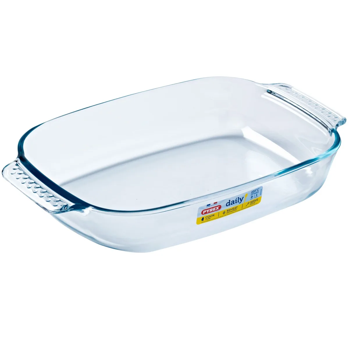 Форма Pyrex боросилікатне скло прямокутна 39х25х7 см