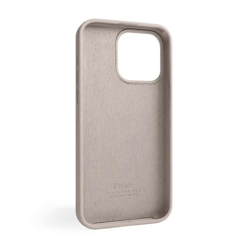 Чохол силіконовий для Apple iPhone 15 Pro Max  lavender  сірий