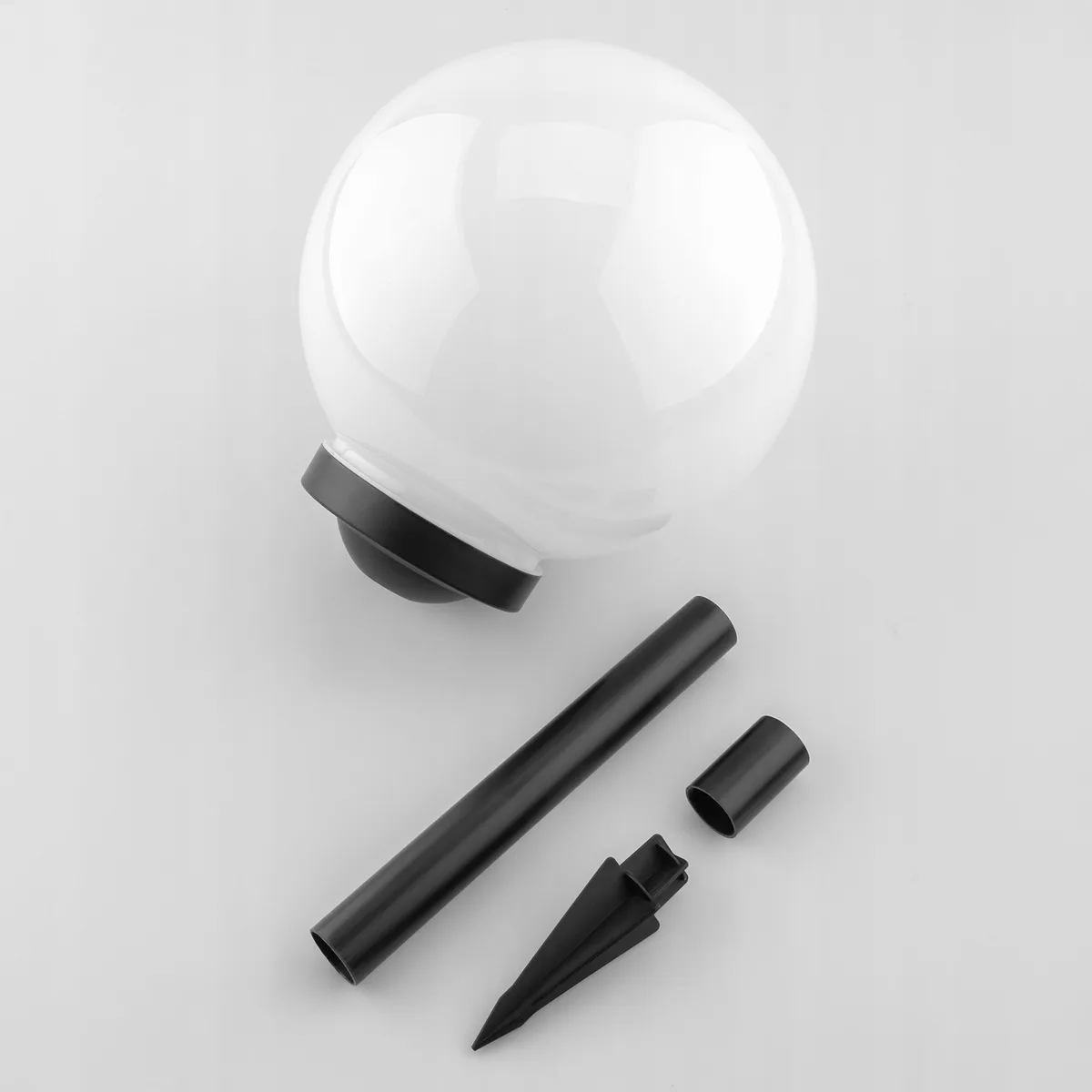 Садова RGB куля LumiLED полікарбонат 25 см асорті на сонячній батареї IP44