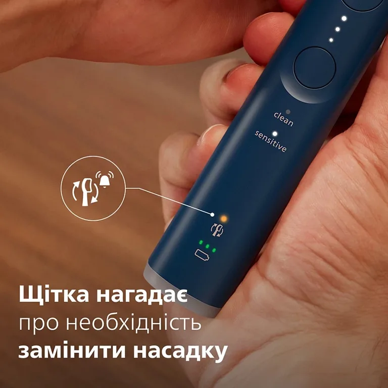 Зубна електрощітка Philips Sonicare Ультразвукова Синя 62000 рухів 2 режими 1 насадка