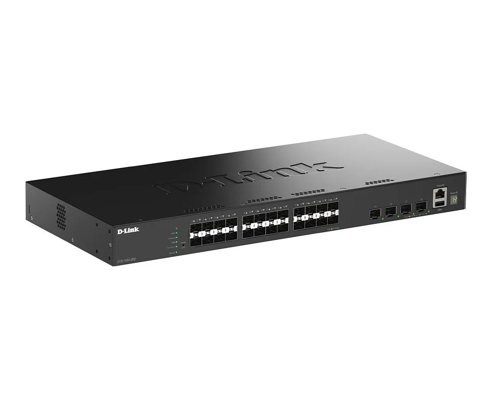 Коммутатор D-Link DGS-1530-28S 24xSFP, 4xSFP+, Управляемый, L2+
