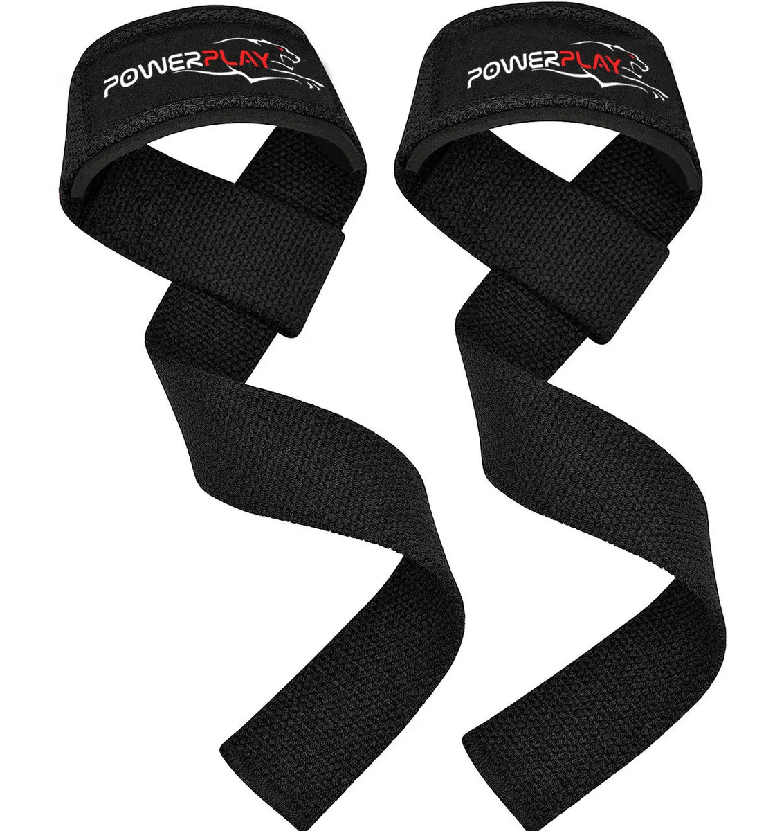 Лямки для тяги Active Point бавовна 45 см чорні