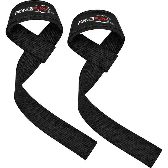 Лямки для тяги Active Point бавовна 45 см чорні