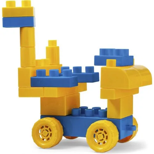 Конструктор Kids Blocks 90 елементів TIGRES різнокольоровий набір для дітей від 1 року іграшка для творчості