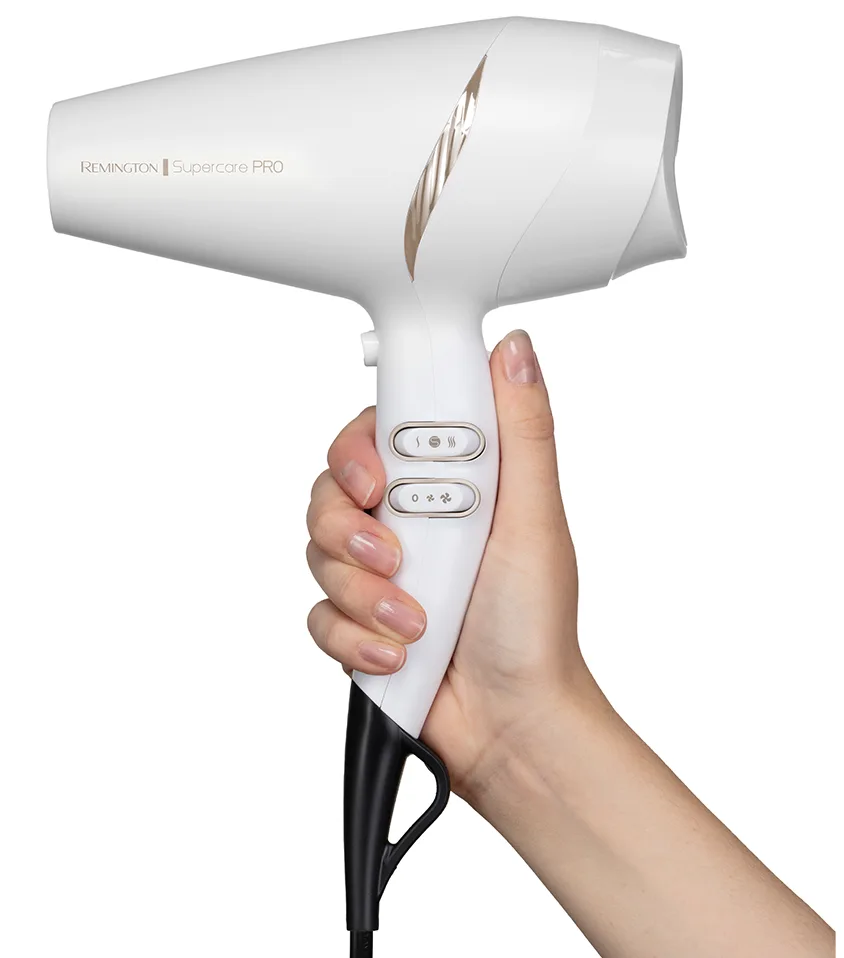 Фен Remington 2200 Вт Белый с ионизацией и диффузором