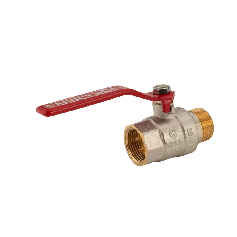 Кран шаровый Koer латунный 3/4" стальной