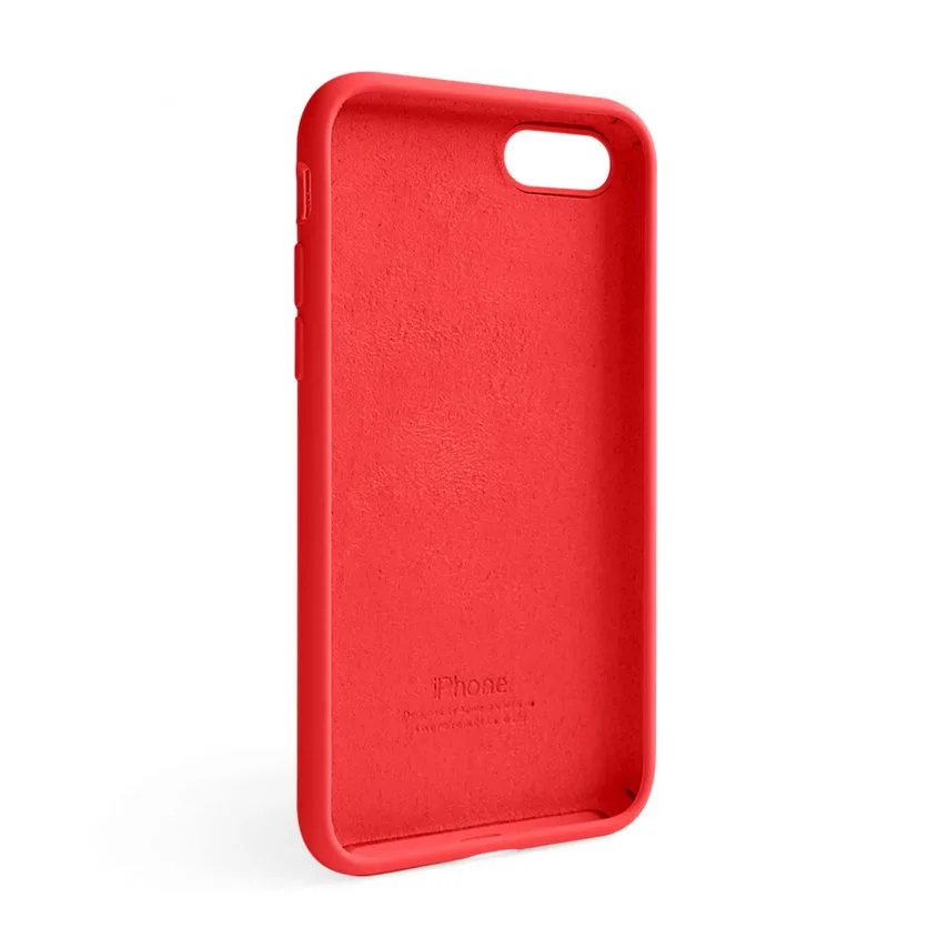 Чохол силіконовий для Apple iPhone червоний