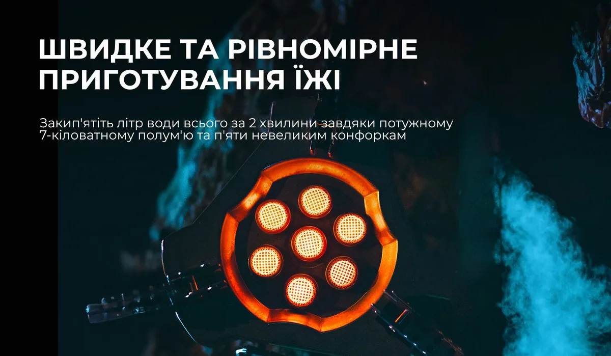 Газовый горелка BRS-75 нержавеющая сталь 130х120 мм