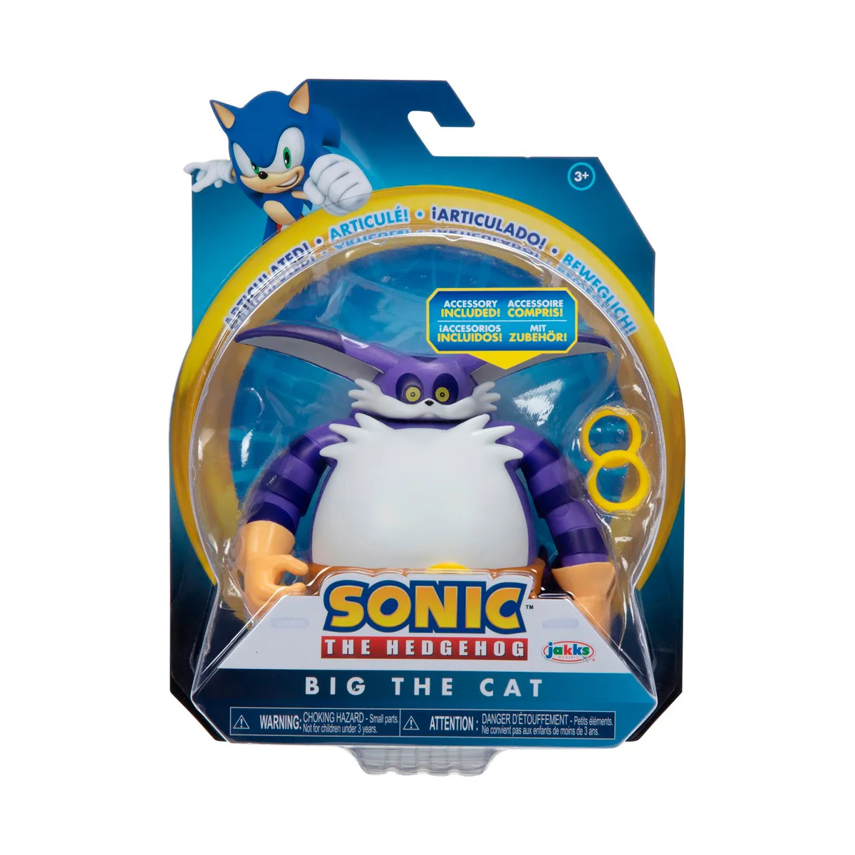 Ігрова фігурка Sonic the Hedgehog пластик 10 см Модерн Кіт Біг