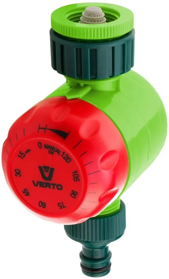 Таймер для автоматичного поливу Verto, 1/2"-3/4", механічний, до 120 хв.