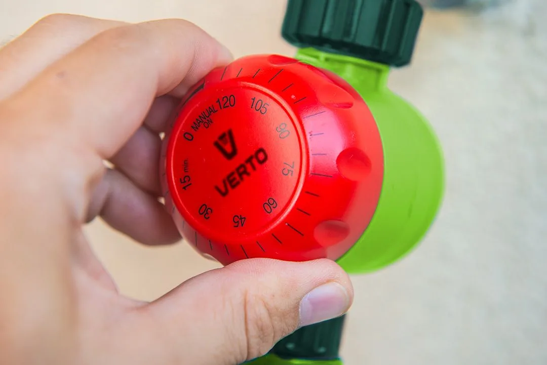 Таймер для автоматичного поливу Verto, 1/2"-3/4", механічний, до 120 хв.