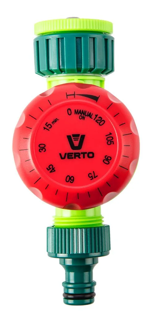 Таймер для автоматичного поливу Verto, 1/2"-3/4", механічний, до 120 хв.