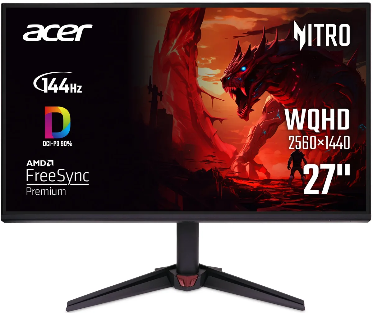 Монітор Acer IPS 27" 2560x1440 144Hz Чорний