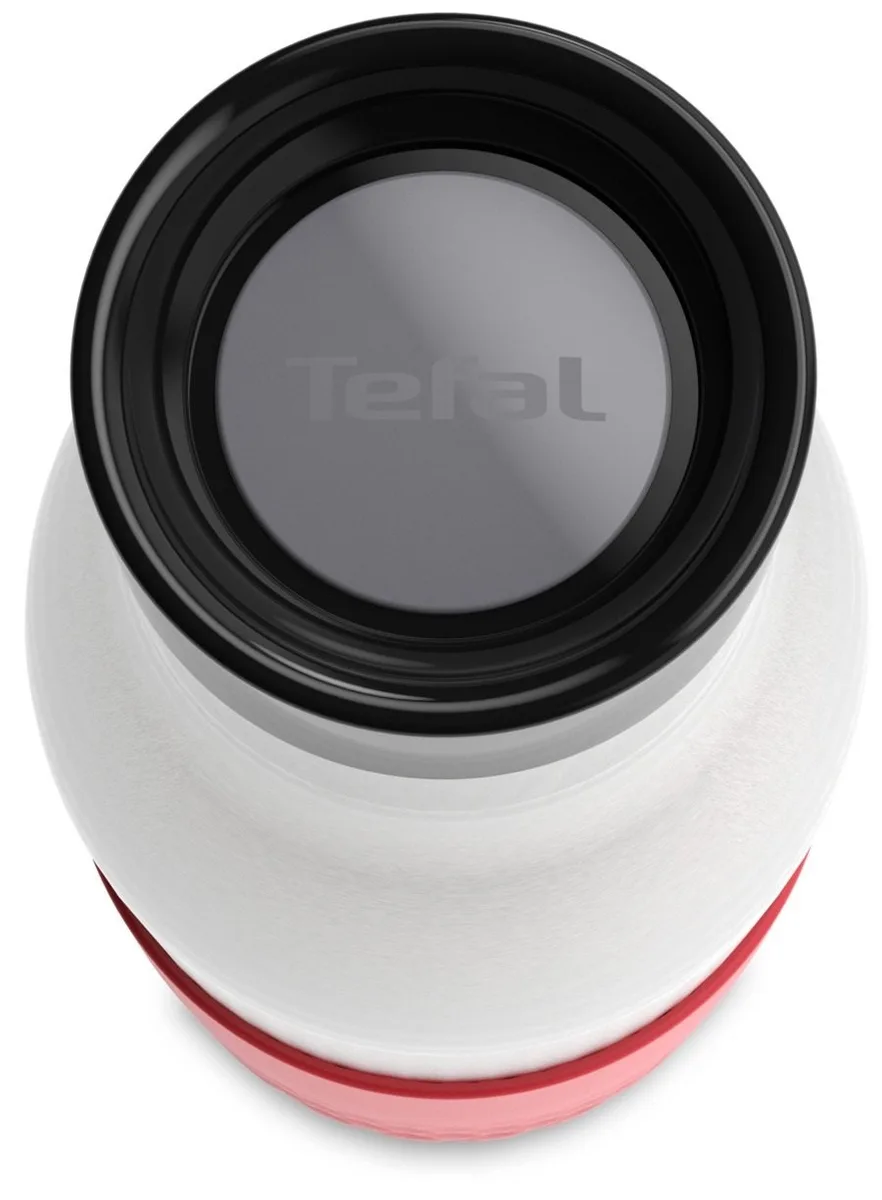 Термос Tefal Bludrop, 500 мл, з нержавіючої сталі та пластику, рожевого кольору.