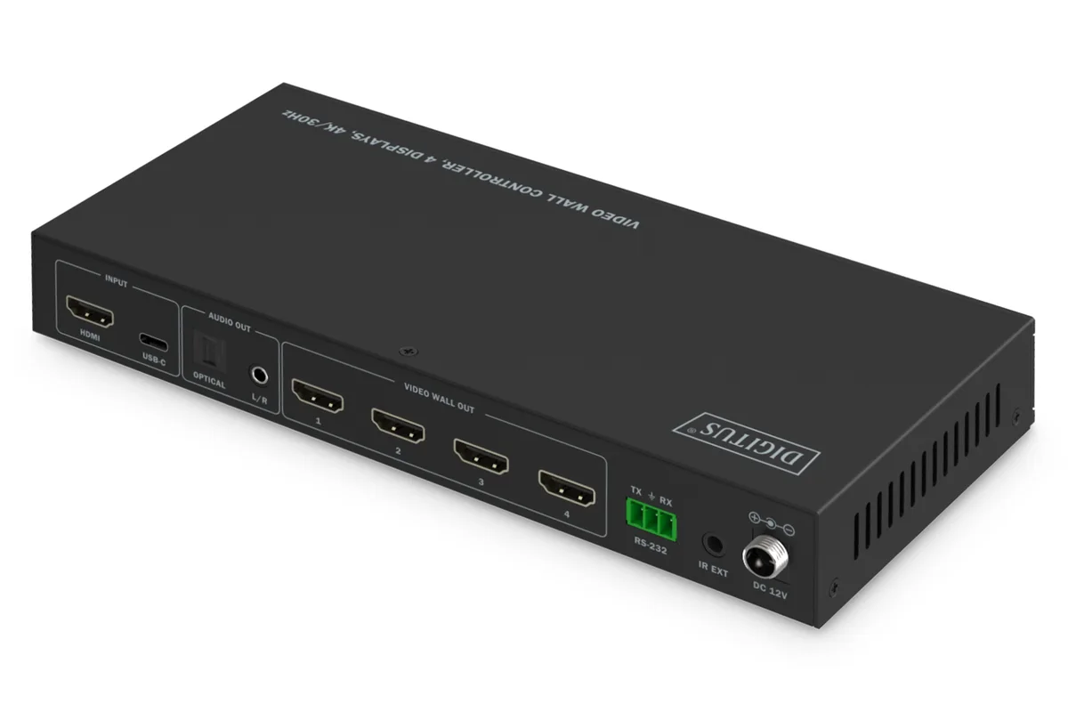 Контролер відеостіни DIGITUS 4K HDMI Video Wall 2x2