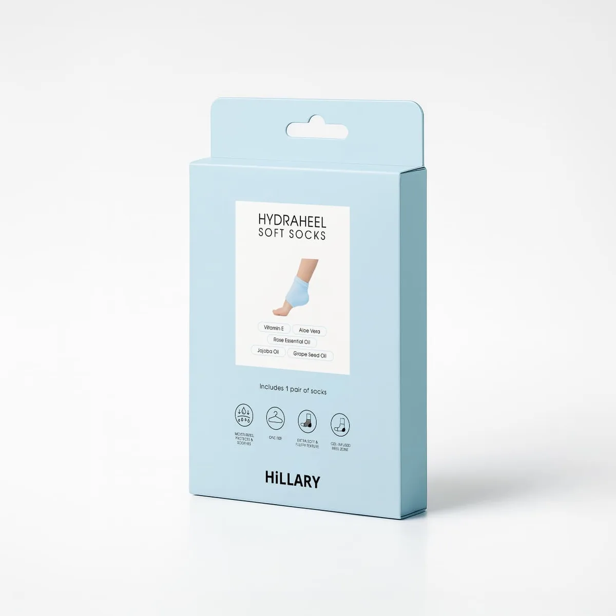 Набір для зволоження та відновлення п’ят Hillary Heel Hydration & Repair Complex