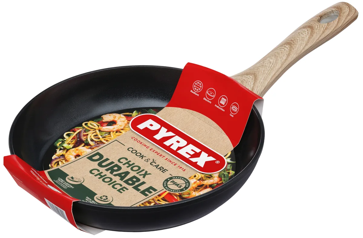 Сковорода Pyrex алюмінієва 24 см класична антипригарна