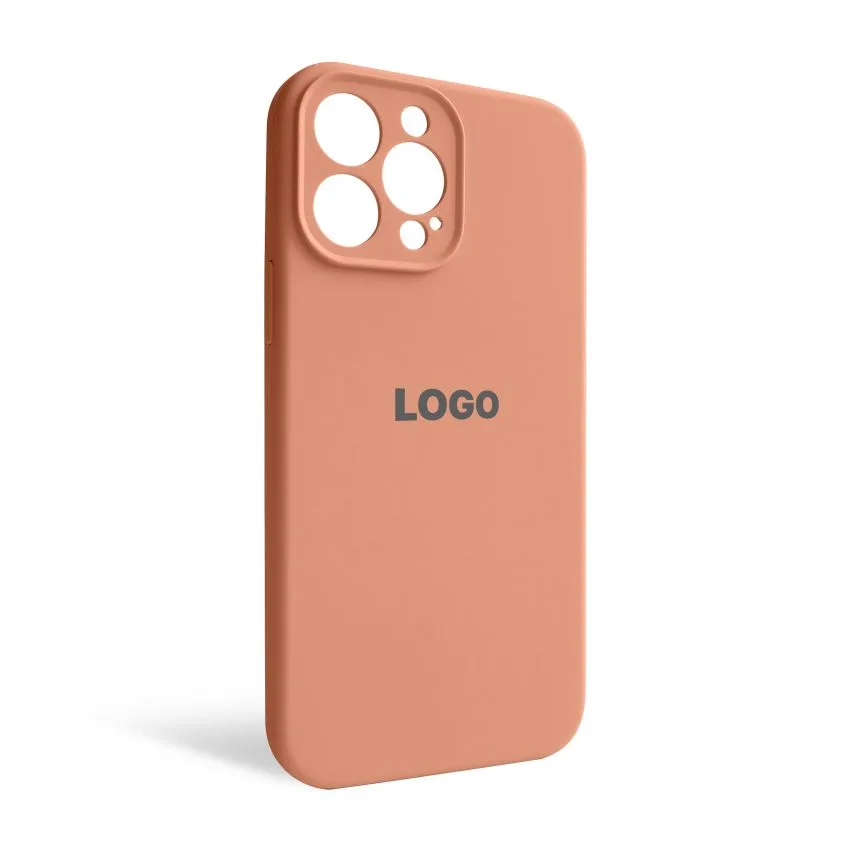 Чохол Silicone Case для Apple iPhone 13 Pro Max силіконовий помаранчевий