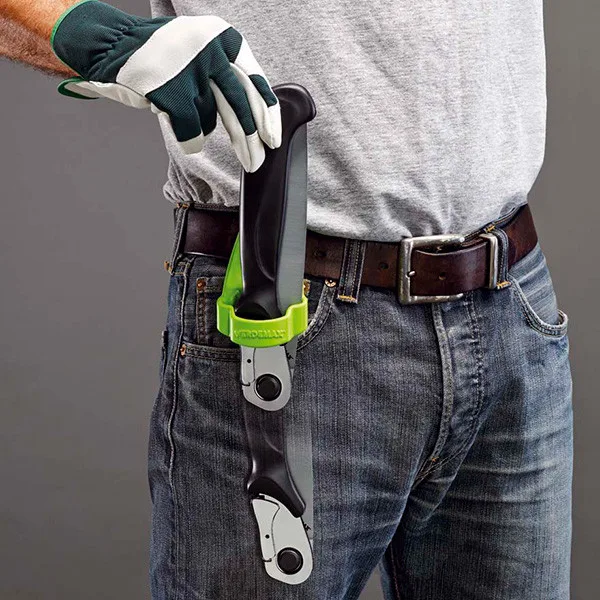 Складна пила 21 см хромована сталь 450 мм одностороння чорна