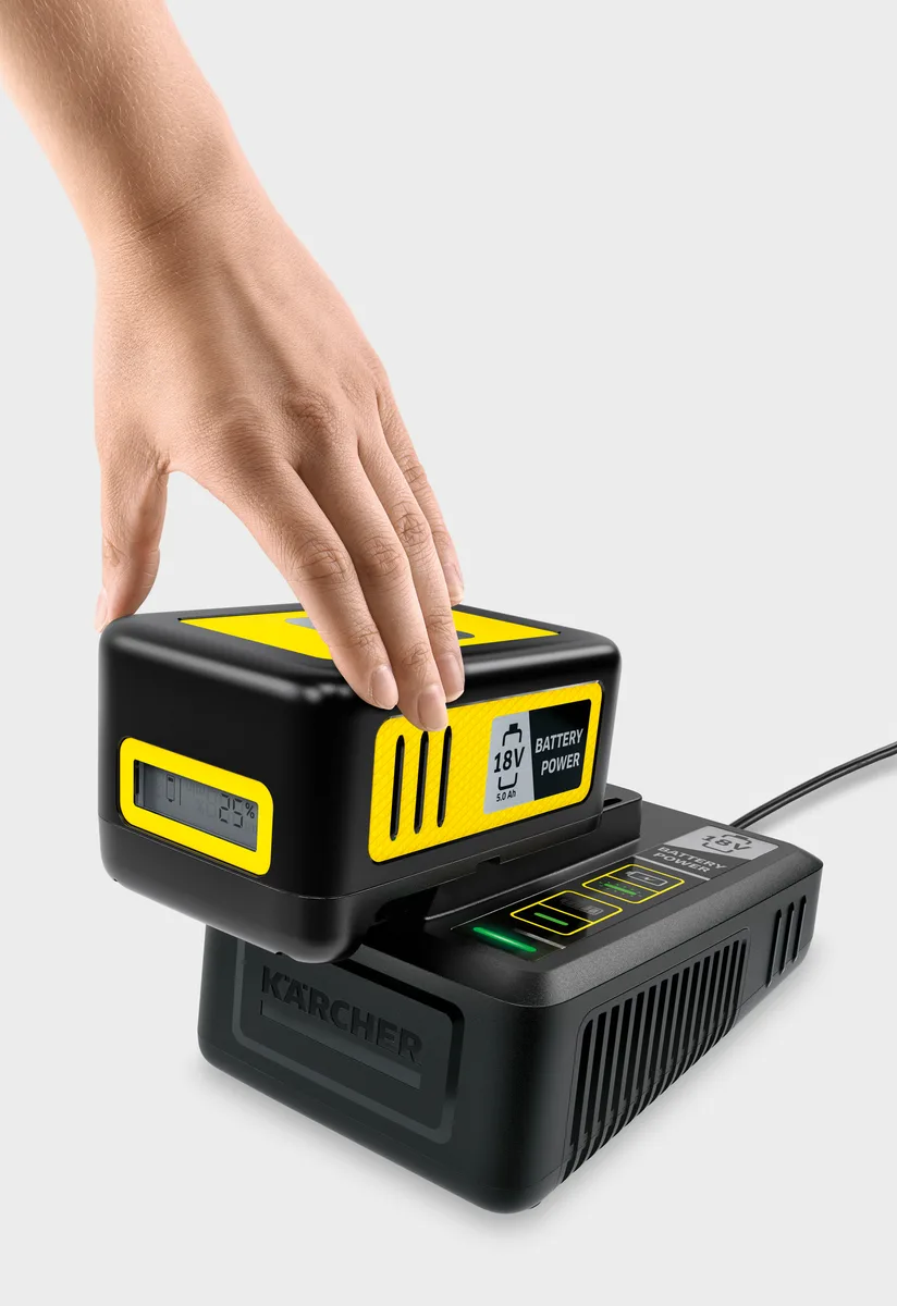Комплект акумулятора та зарядного пристрою Karcher 18В 5А·год ЗП