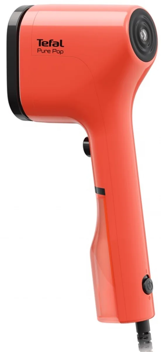 Відпарювач Tefal компактний Pure Pop, 1300Вт, 70мл, постійна подача пари - 20гр, червоний.