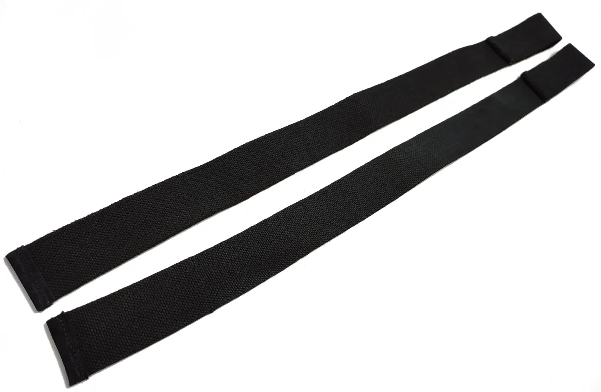 Лямки атлетичні EasyFit ХБ 60 см Чорні